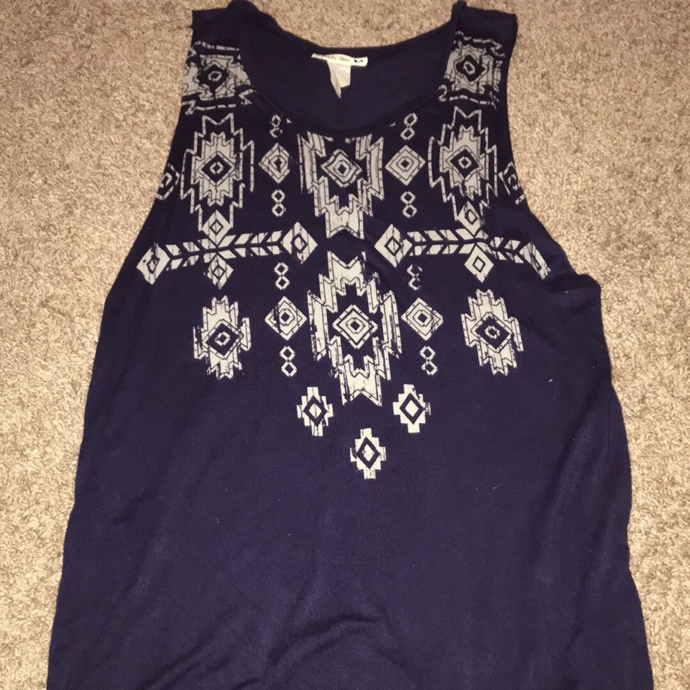 Navy tribal tank